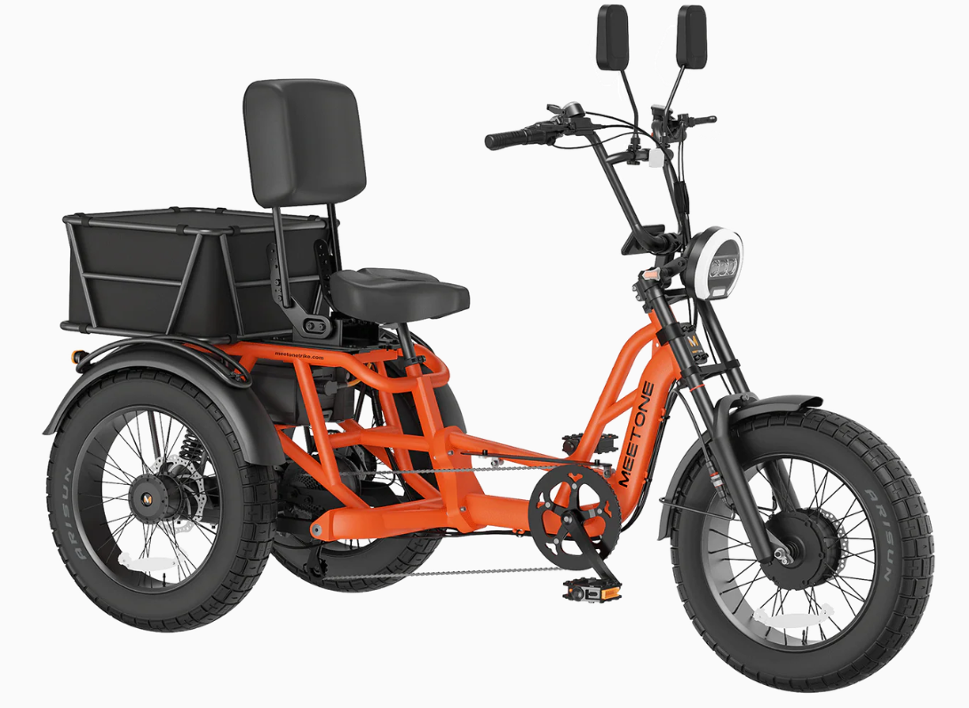 Meet One Tour 2.0 Dual Motor Semi-Recumbent Electric Trike