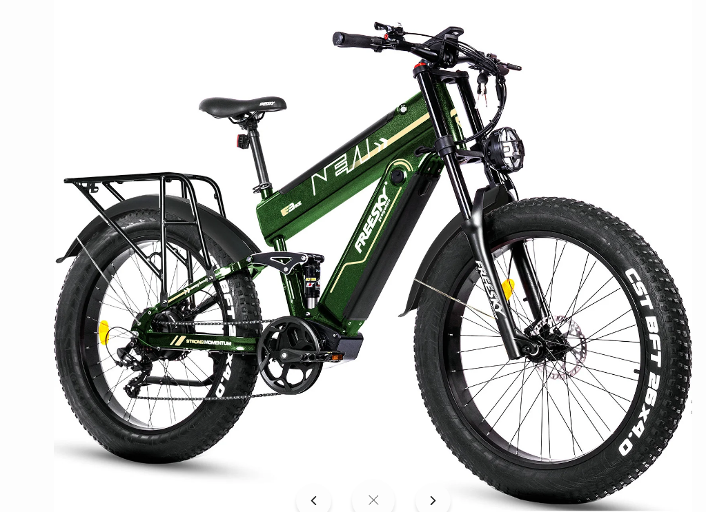 FREESKY Alaska BaFang 1000 Watts Dual Suspension Dual Battery (Green)