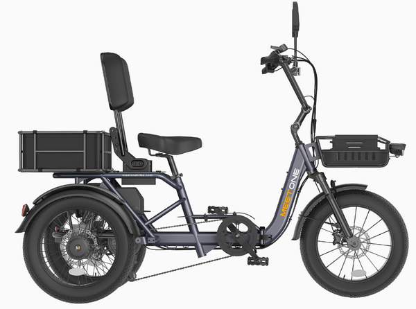 Meet One Breeze Pro 2.0 Full Suspension Fat Tire Folding Electric Trike