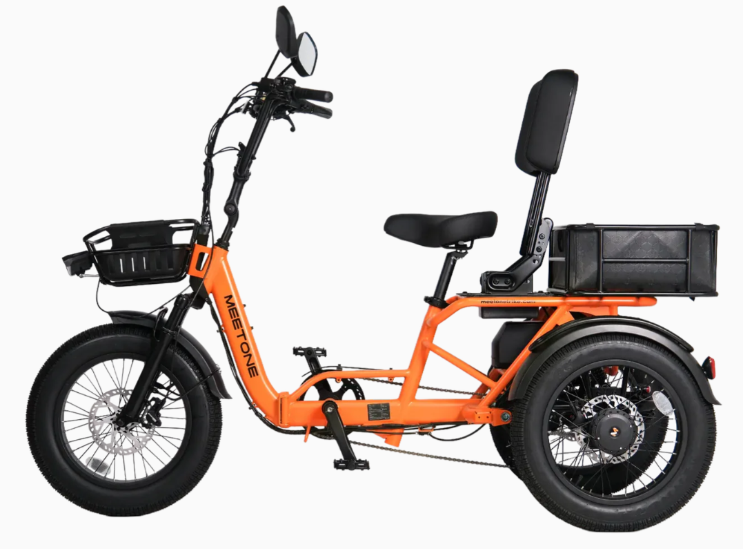 Meet One Breeze Pro 2.0 Full Suspension Fat Tire Folding Electric Trike
