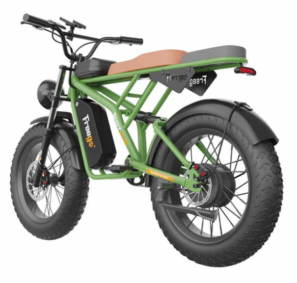 1400 Watts Full Suspension 2-Seater (Army Green) F2 Pro