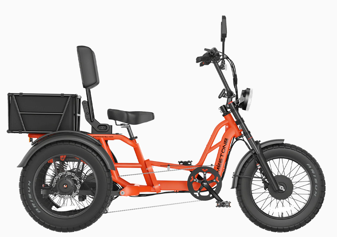 Meet One Tour 2.0 Dual Motor Semi-Recumbent Electric Trike
