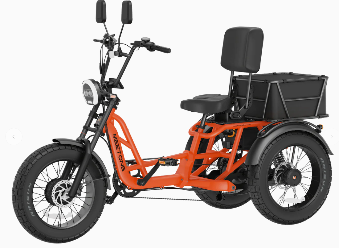 Meet One Tour 2.0 Dual Motor Semi-Recumbent Electric Trike