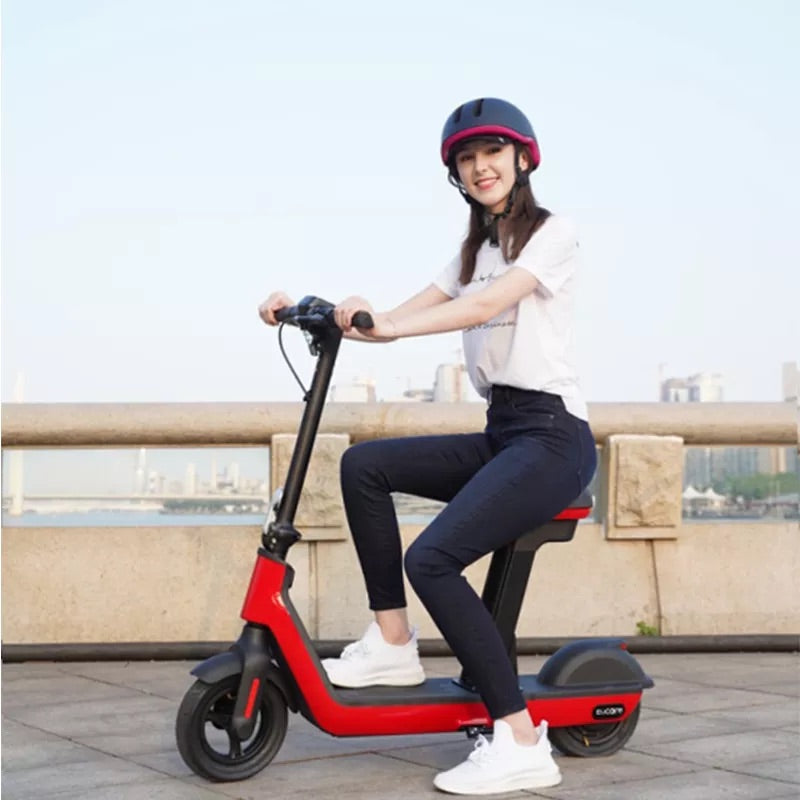 500 Watts Electric Scooter (Gray / Red / White) HU3 PRO